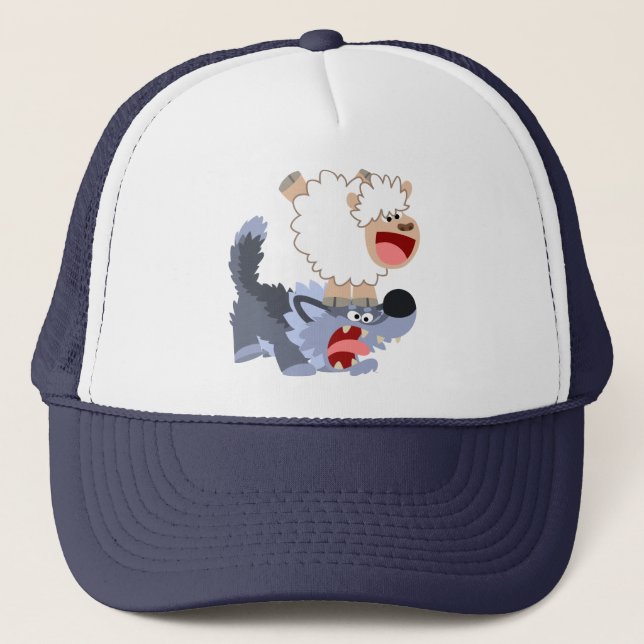 Gorra de Oveja y Lobo de Personalizado de juguete (Anverso)