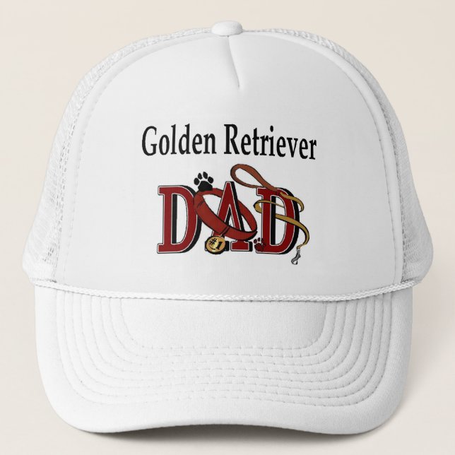 Gorra de papá de Golden Retriever (Anverso)