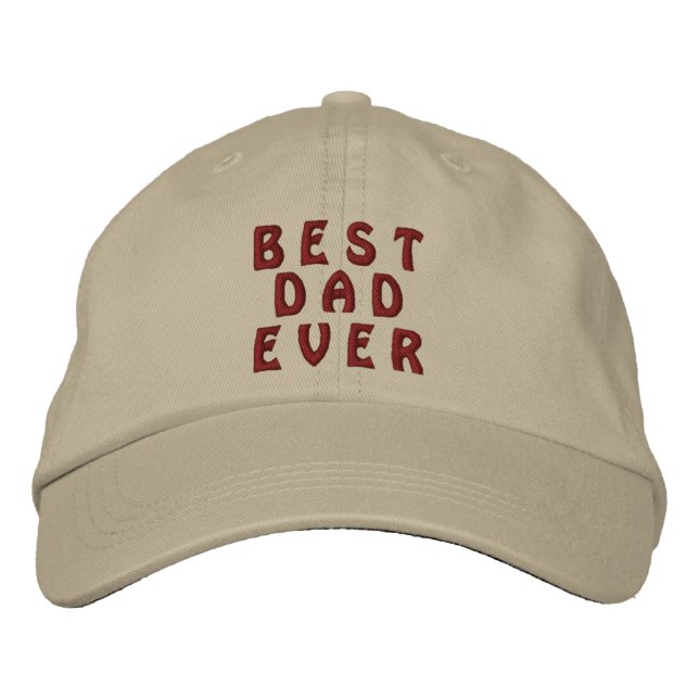 Gorra De Papá Embroidido personalizado - El Mejor  (Anverso)