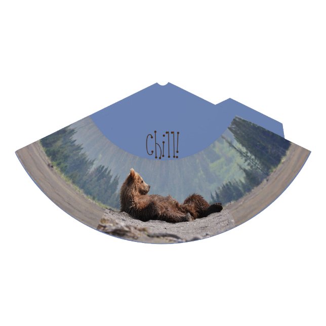 gorra de papel con cachorro de oso pardo (Anverso)