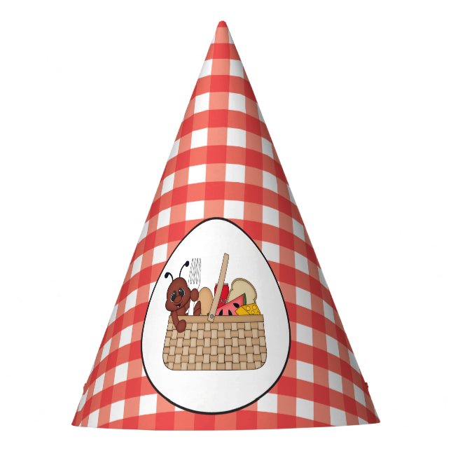 Gorra de papel de Fiesta picnic (Anverso)