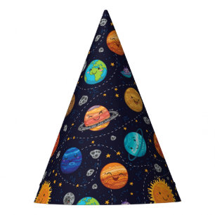 Gorra de Papel de Planetas Felices