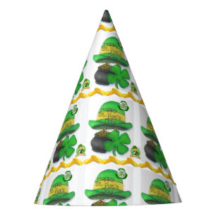 Gorra de papel del Día de San Patricio