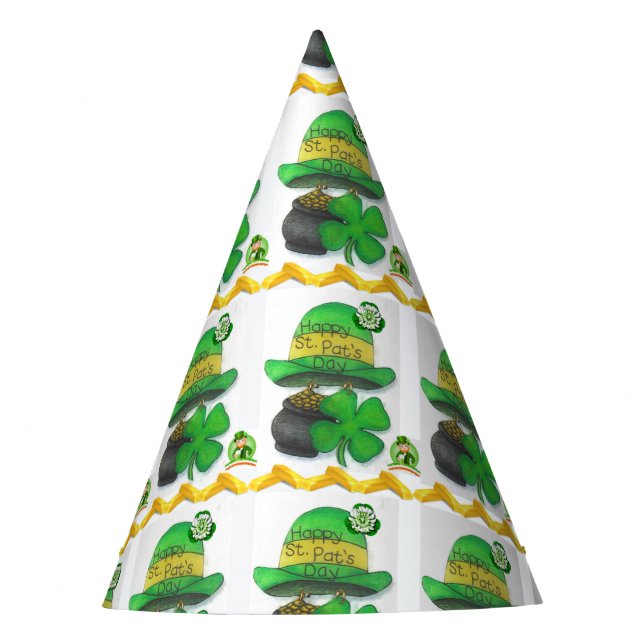 Gorra de papel del Día de San Patricio (Anverso)