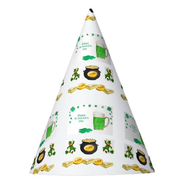 Gorra de papel del Día de San Patricio (Anverso)