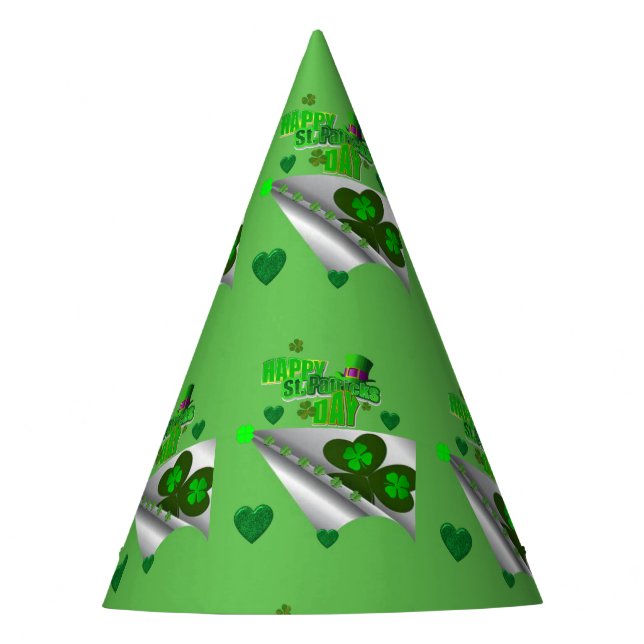 Gorra de papel del Día de San Patricio (Anverso)