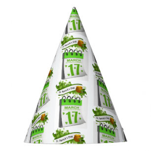 Gorra de papel del Día de San Patricio