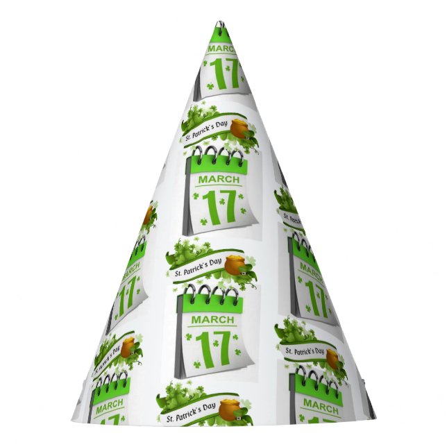 Gorra de papel del Día de San Patricio (Anverso)