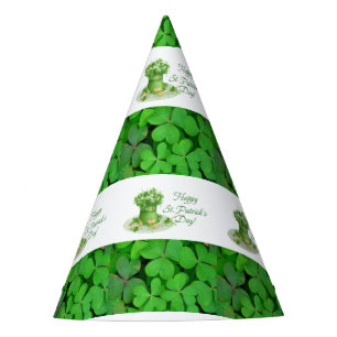 Gorra de papel del Día de San Patricio