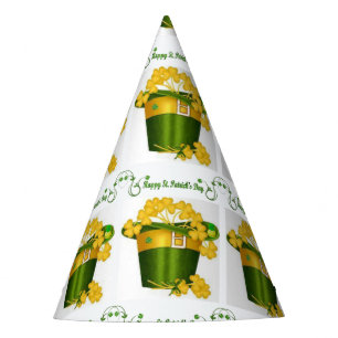 Gorra de papel del Día de San Patricio