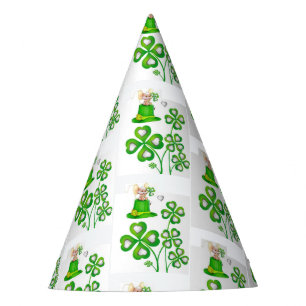 Gorra de papel del Día de San Patricio