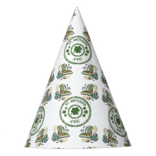 Gorra de papel del Día de San Patricio