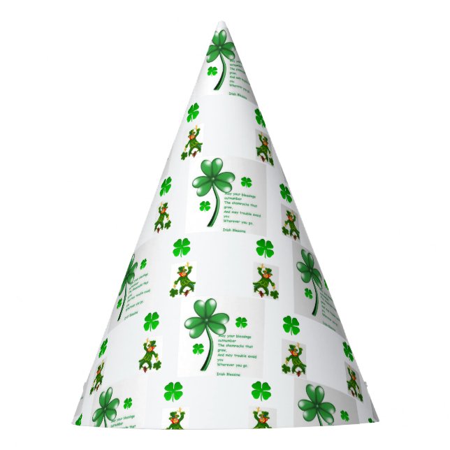 Gorra de papel del Día de San Patricio (Anverso)