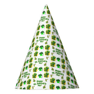 Gorra de papel del Día de San Patricio