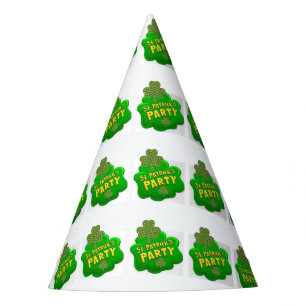 Gorra de papel del Día de San Patricio