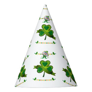 Gorra de papel del Día de San Patricio
