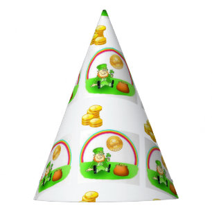 Gorra de papel del Día de San Patricio