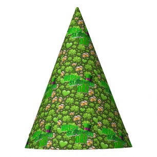 Gorra de papel del Día de San Patricio