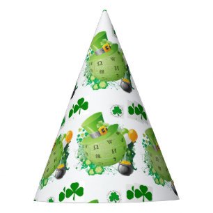 Gorra de papel del Día de San Patricio