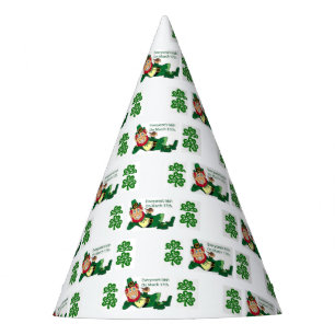Gorra de papel del Día de San Patricio