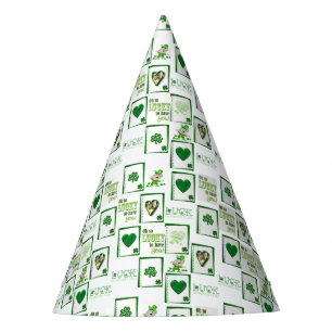 Gorra de papel del Día de San Patricio