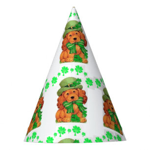 Gorra de papel del Día de San Patricio