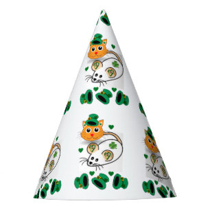 Gorra de papel del Día de San Patricio