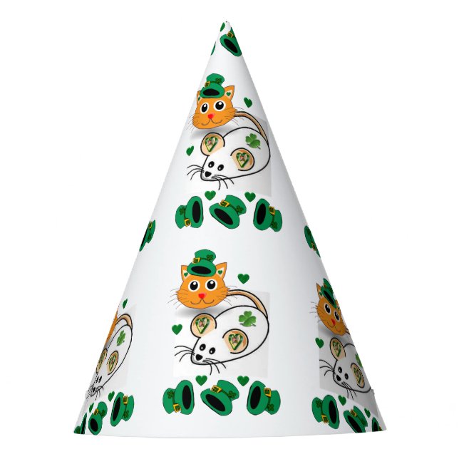 Gorra de papel del Día de San Patricio (Anverso)