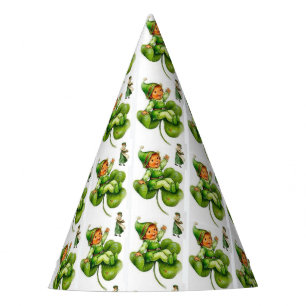 Gorra de papel del Día de San Patricio