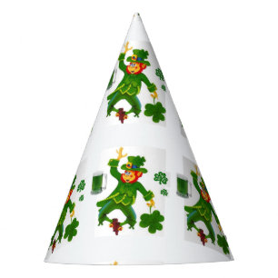 Gorra de papel del Día de San Patricio