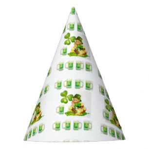 Gorra de papel del Día de San Patricio