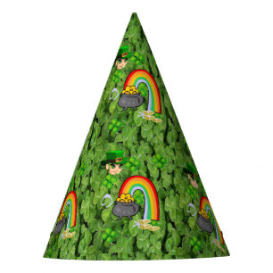 Gorra de papel del Día de San Patricio
