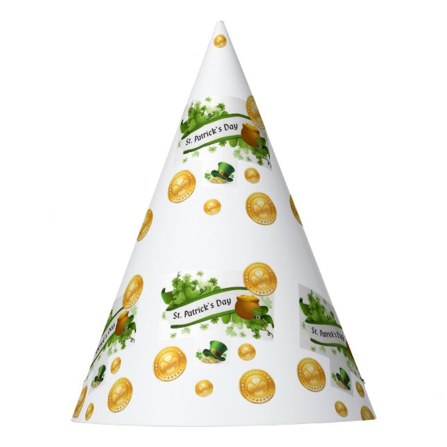 Gorra de papel del Día de San Patricio (Anverso)