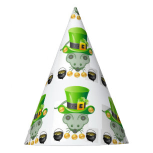 Gorra de papel del Día de San Patricio
