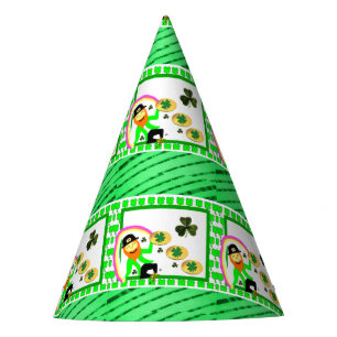 Gorra de papel del Día de San Patricio