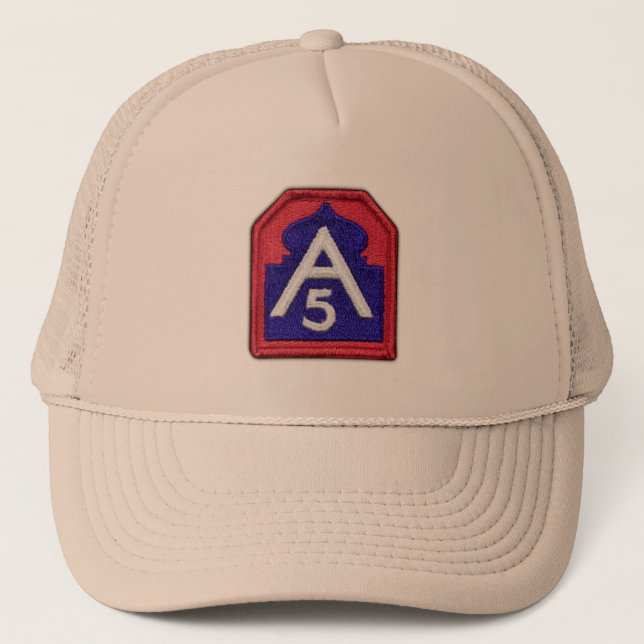 Gorra de parche de los Veteranos del Ejército Quin (Anverso)