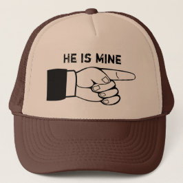 Gorra de pareja divertida, x2, HE/ELLA es mía, edi