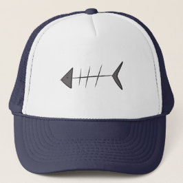 Gorra de peces óseos
