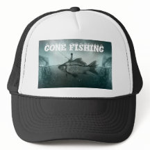 Gorra de pescadores divertidos que se fueron