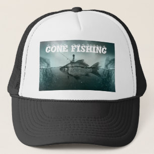Gorra de pescadores divertidos que se fueron