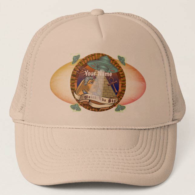 Gorra de Pirámides Alien Spaceship (Anverso)