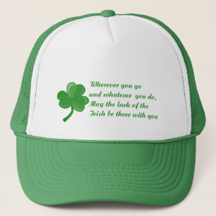 Gorra de poema irlandés