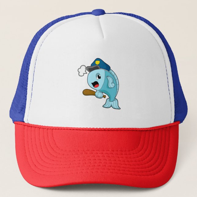 Gorra de Policía de Pesca (Anverso)