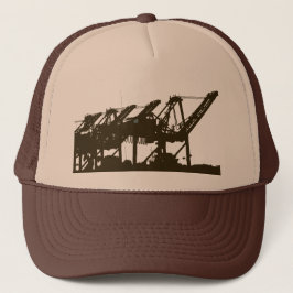 Gorra de Port Harbror Cranes Brown