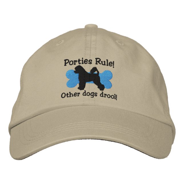 Gorra de reglas de porciones bordadas (Anverso)