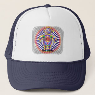 Gorra de robot arco iris de Scifi