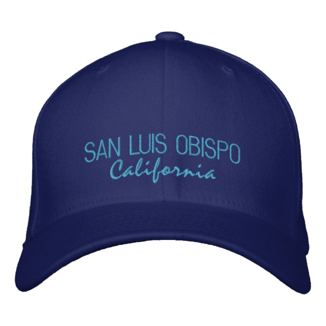 Gorra de San Luis Obispo California Embroidered (Anverso)