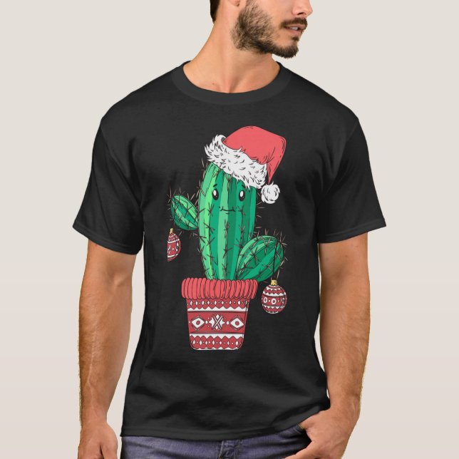 Gorra de Santa Cactus Sweater Navidades Fiesta Xma (Anverso)