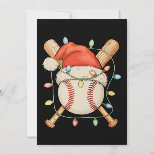 Gorra de Santa de Navidad de béisbol temporada de