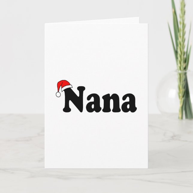 Gorra de Santa del navidad de Nana (Anverso)
